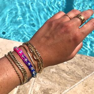 rainbow gem bracelet 🌈✨